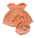 0 - 6 Months old Baby Girl Dress - Peach