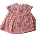 0-6 Months Old Baby Girl Dress - Light Pink