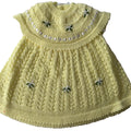 0- 6 Months old Baby Girl Dress - Yellow
