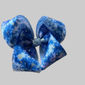 Blue Moon and Star  Boutique Hair Bow